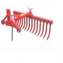 Rateau à pierres 160 cm pour tracteur