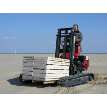 Pince à bordures pour engins de chantier