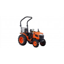 Tracteur 20 - 25 cv équipé d'un rotavator 130 cm et d'une herse rotative 130 cm