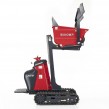 Transporteur sur chenilles bennage en hauteur
